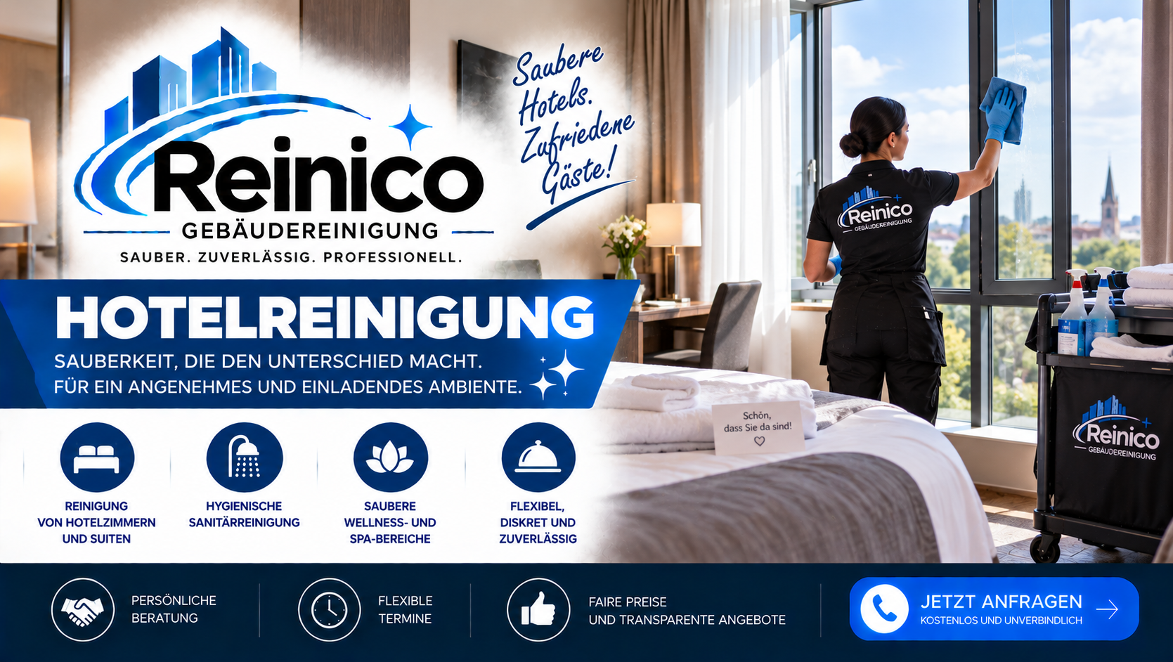 Sauberes und gepflegtes Hotel