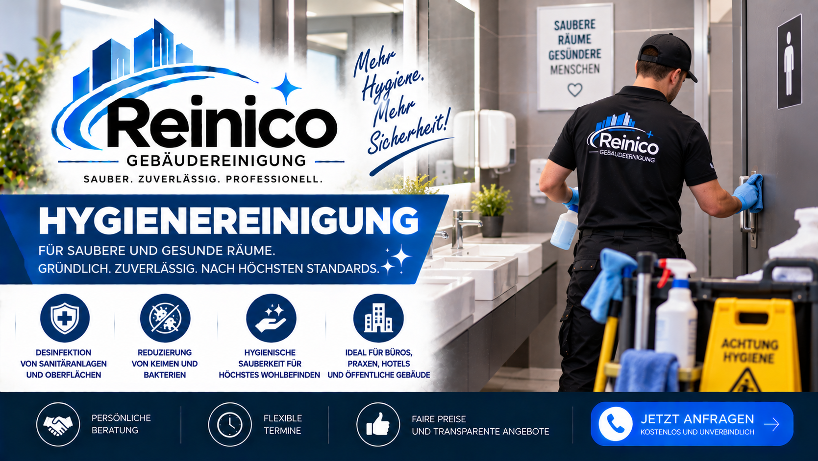 Professionelle Hygienereinigung