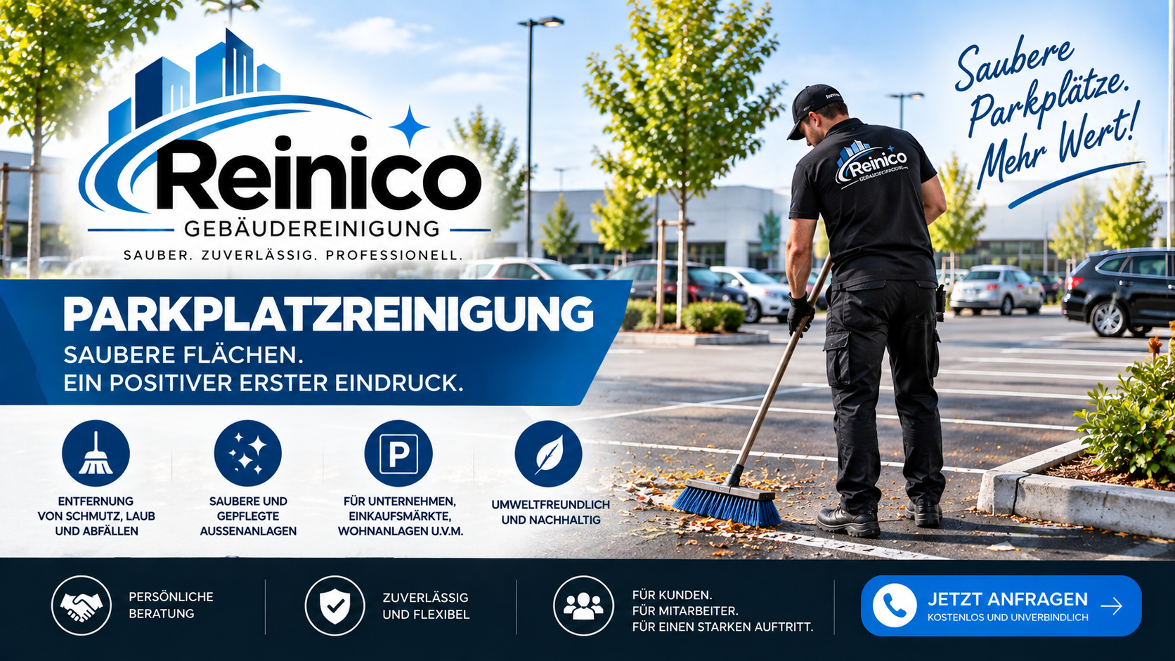 Parkplatzreinigung Reinico