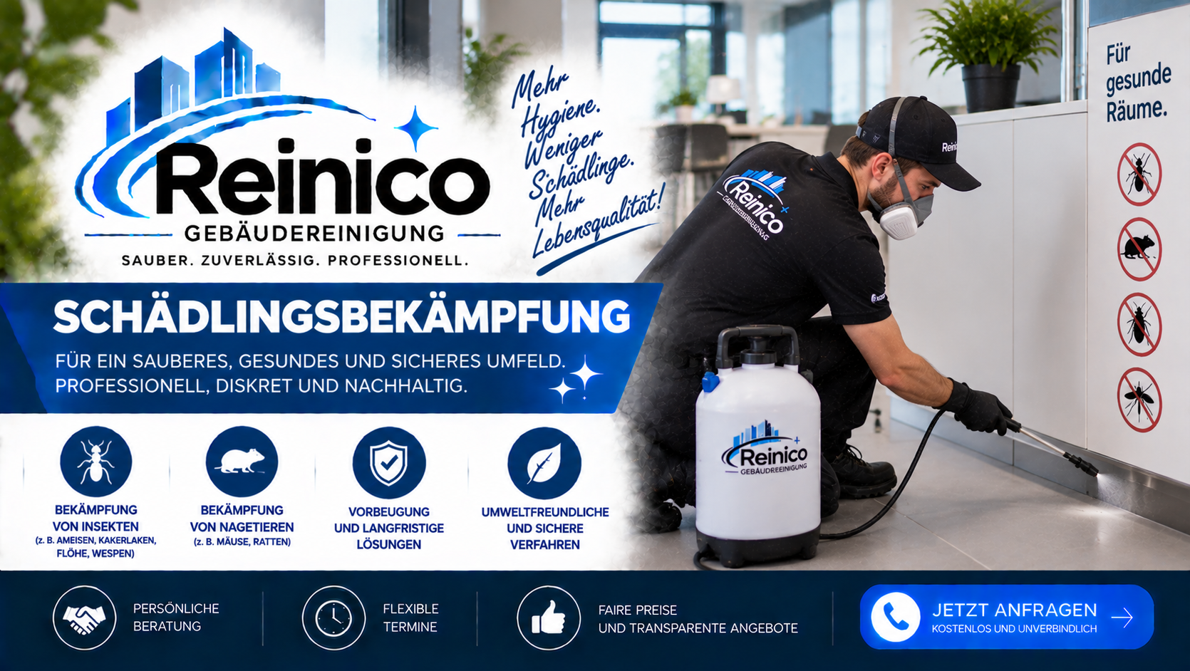 Professionelle Schädlingsbekämpfung