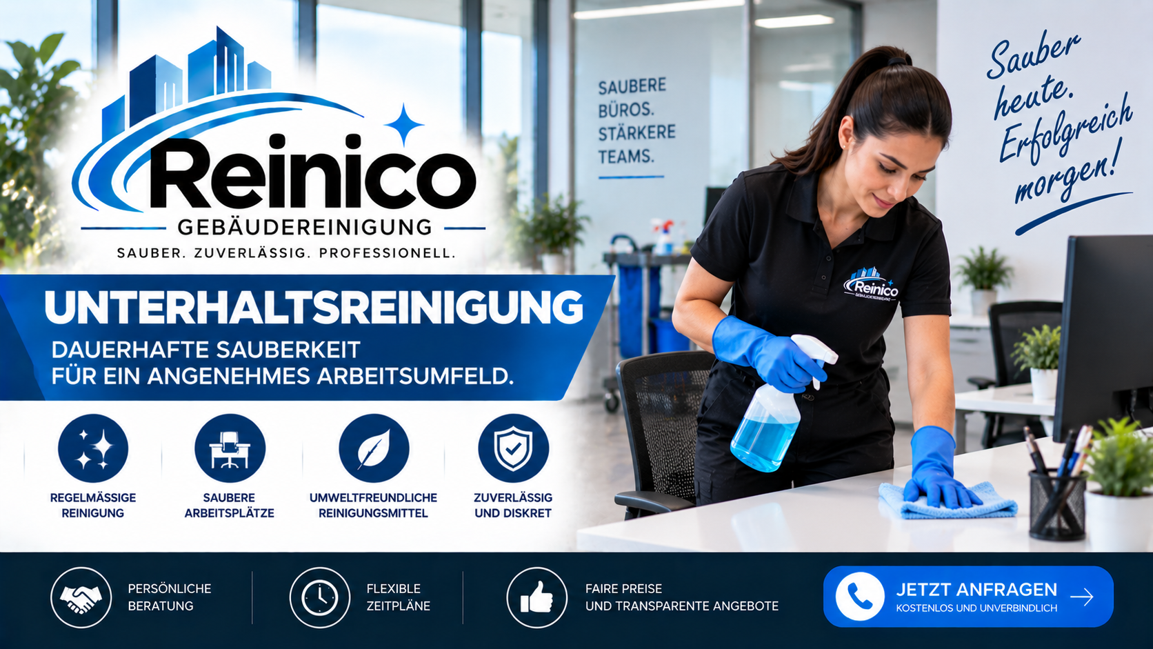 Reinico Unterhaltsreinigung